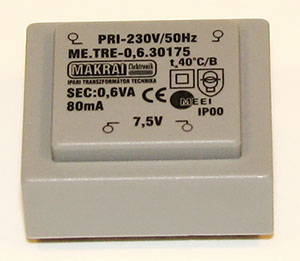 Hálózati transzformátorok PCB és szerelvényre rögzítéshez